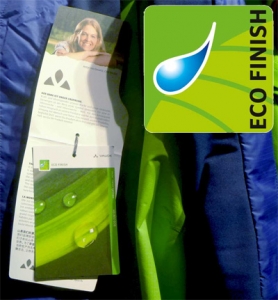 Eco Finish geeft milieuvriendelijk afpareleffect bij VAUDE