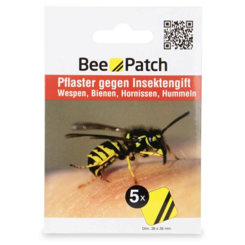 Bee-Patch helpt bij steken van wespen en bijen
