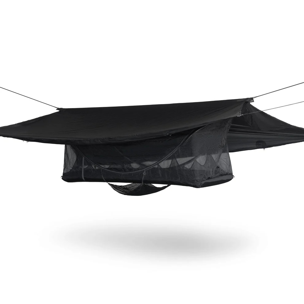Haven Spectre biedt een slaapplek tussen de bomen als er geen vlakke ondergrond is