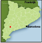 de ligging van deze route in Cataloni&euml;