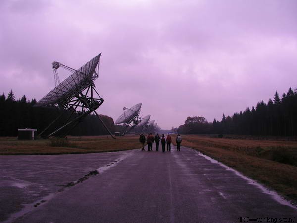 Radio Telescopen op rij